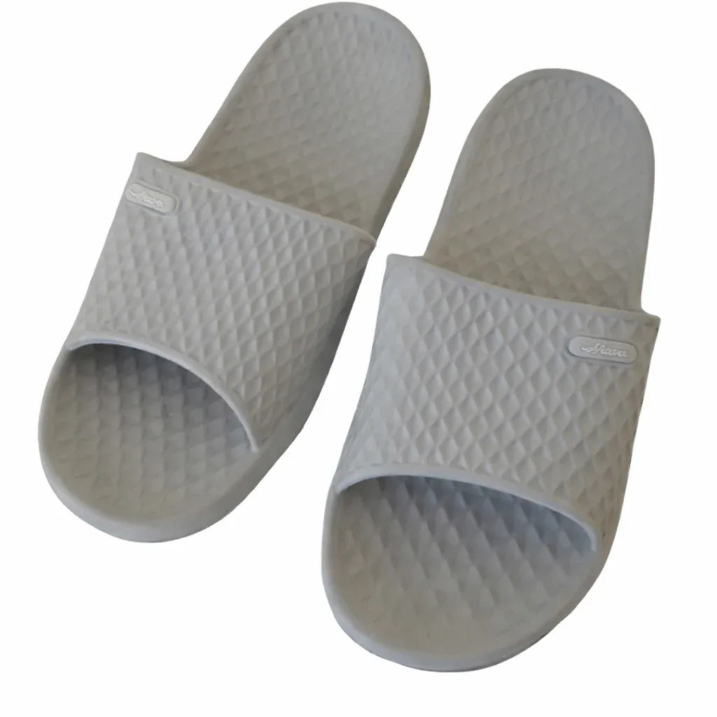 Heva Women's Non-Slip Grey Shower Slippers Indoor Beach Sandals - Gomix Brands Outlet